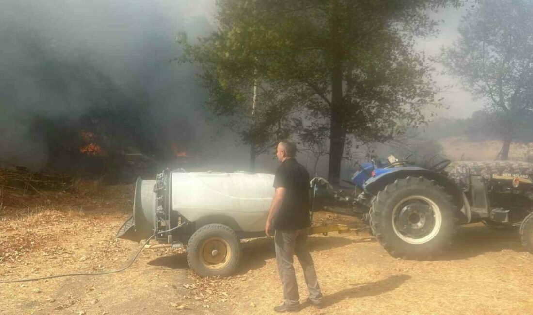 Bursa’nın İnegöl ilçesinde meydana gelen yangın korkuttu. Yangın, saat 15.00