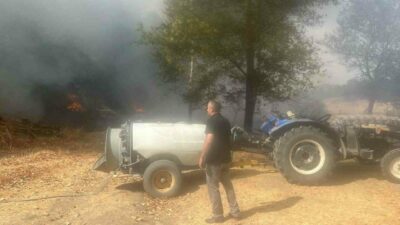 Bursa’nın İnegöl ilçesinde meydana gelen yangın korkuttu. Yangın, saat 15.00