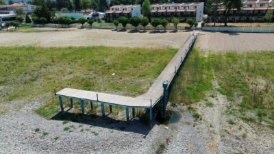 Bursa’nın İznik ilçesinde kuraklık, göl seviyesini kritik derecede düşürdü. İlçenin