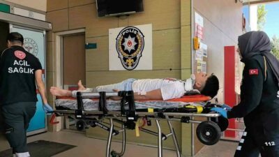 Bursa’nın İnegöl ilçesinde meydana gelen kazada kontrolden çıkan kamyonet beton