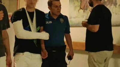 Bursa’nın İnegöl ilçesinde iddiaya göre kız arkadaşına laf atan şahısla