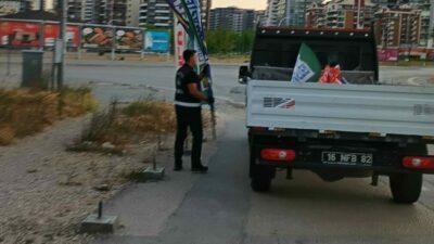 Nilüfer Belediyesi Zabıta ekipleri, 23 Nisan ve 29 Ekim mahalleleriyle