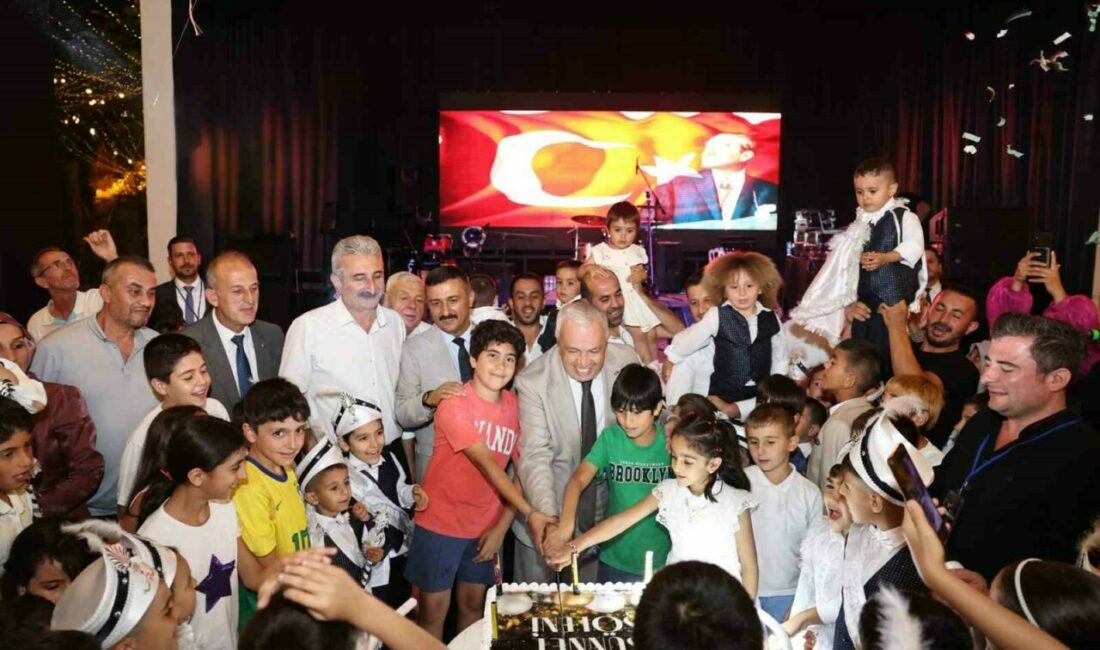 Nilüfer Belediyesi’nin bu yıl 21’incisini düzenlediği Geleneksel Sünnet Şöleni’nde sünnet