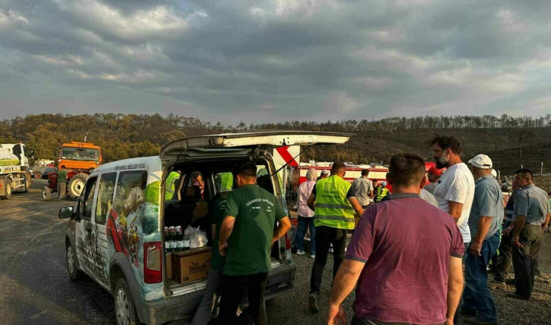 Orhaneli Belediyesi’nden yangın bölgesine tam destek Bursa’nın Orhaneli ile Harmancık ilçeleri arasında meydana gelen orman yangınına