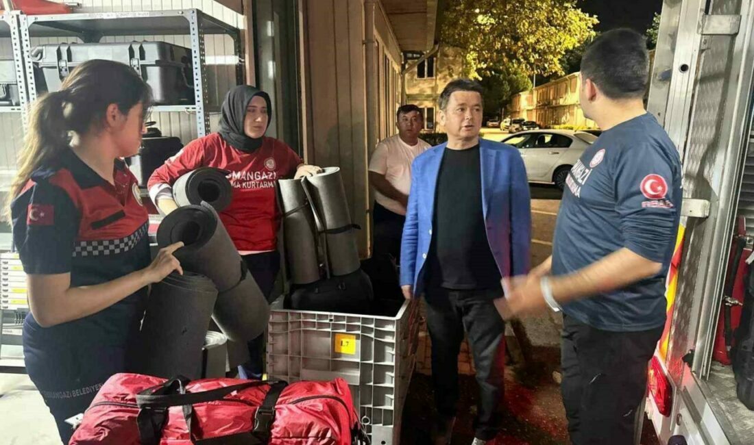 Osmangazi’den Sındırgı’ya deprem sonrası hızlı destek Balıkesir’in Sındırgı ilçesinde meydana gelen 6,1 büyüklüğündeki deprem sonrası Osmangazi