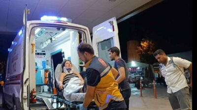 Bursa’nın İnegöl ilçesinde meydana gelen kazada hafif ticari araç ile