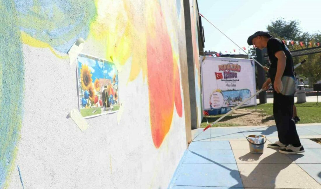 Renklerin izinde duvar resimleri festivali başladı İnegöl Belediyesi’nin şehrin meydanları ve caddelerini sanatla buluşturacak Uluslararası Renklerin