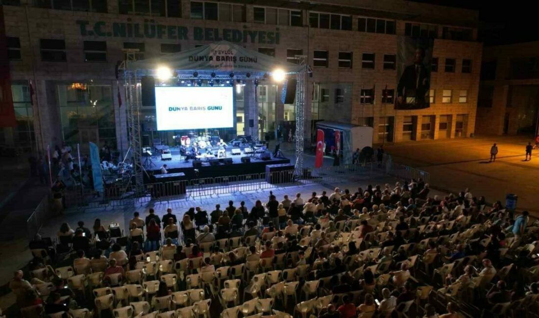 Barışın sesi Nilüfer’den yükseldi Nilüfer Belediyesi, 1 Eylül Dünya Barış Günü’nü, “Sözümüz de sesimiz