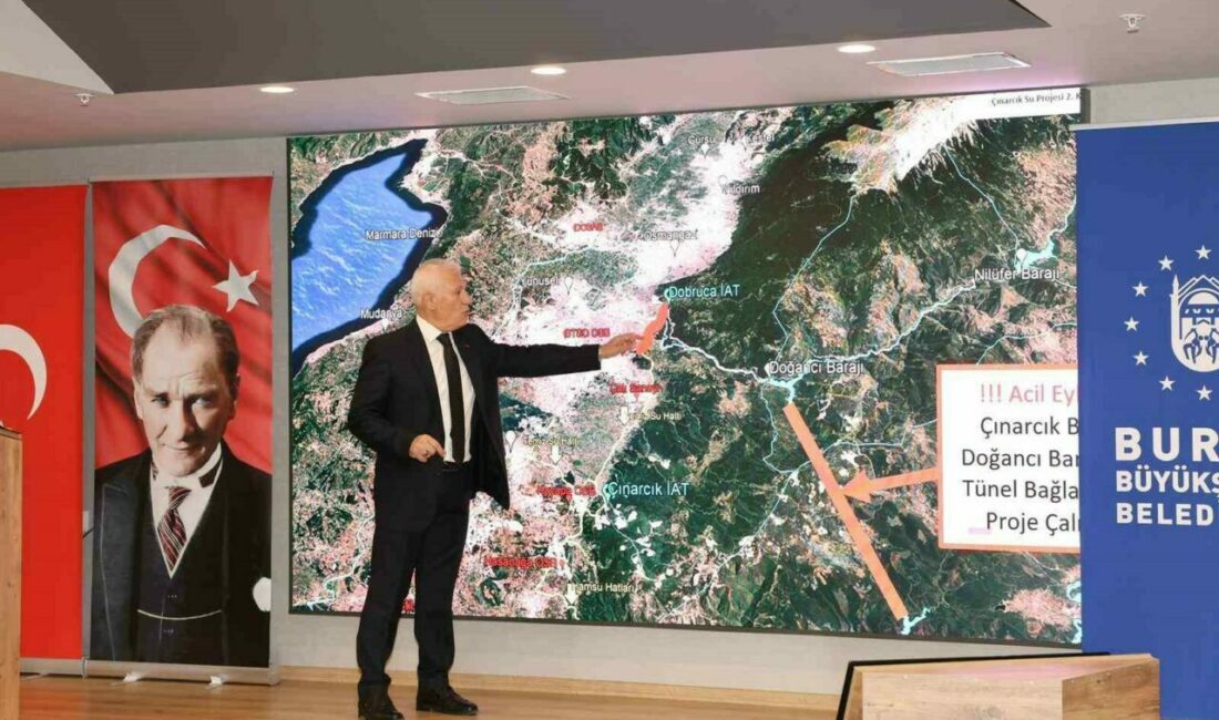 Başkan Bozbey: “Bursa’nın susuz kalmaması için çalışıyoruz” Bursa Büyükşehir Belediye Başkanı Mustafa Bozbey, su seviyesinin Doğancı’da yüzde