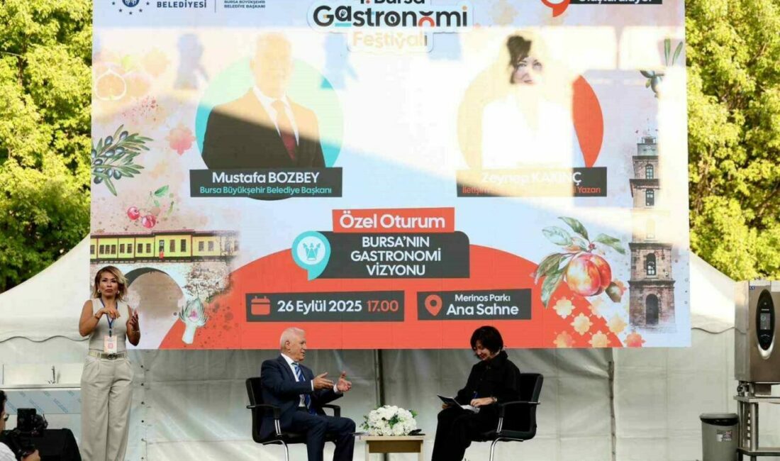 Bursa dünya gastronomi rotasına giriyor Bursa Büyükşehir Belediye Başkanı Mustafa Bozbey, 8500 yıllık tarihiyle medeniyetlere