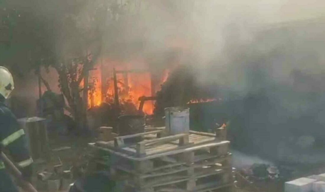 Bursa’nın İnegöl ilçesinde bir bağ evi çıkan yangında küle döndü.