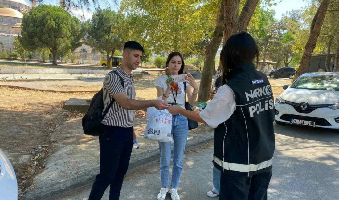 Bursa’da Narkotik Şube’den 5 bin kişiye eğitim Bursa İl Emniyet Müdürlüğü Narkotik Suçlarla Mücadele Şube Müdürlüğü ekipleri,
