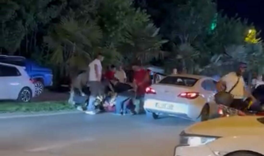 Bursa’da yol verme meselesi yüzünden tartışan iki sürücü, kısa sürede