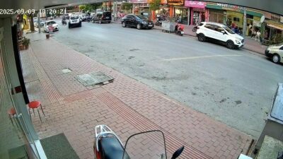 Bursa’da cipe çarpan motosikletli metrelerce havaya savruldu. Motosiklet sürücüsü ağır