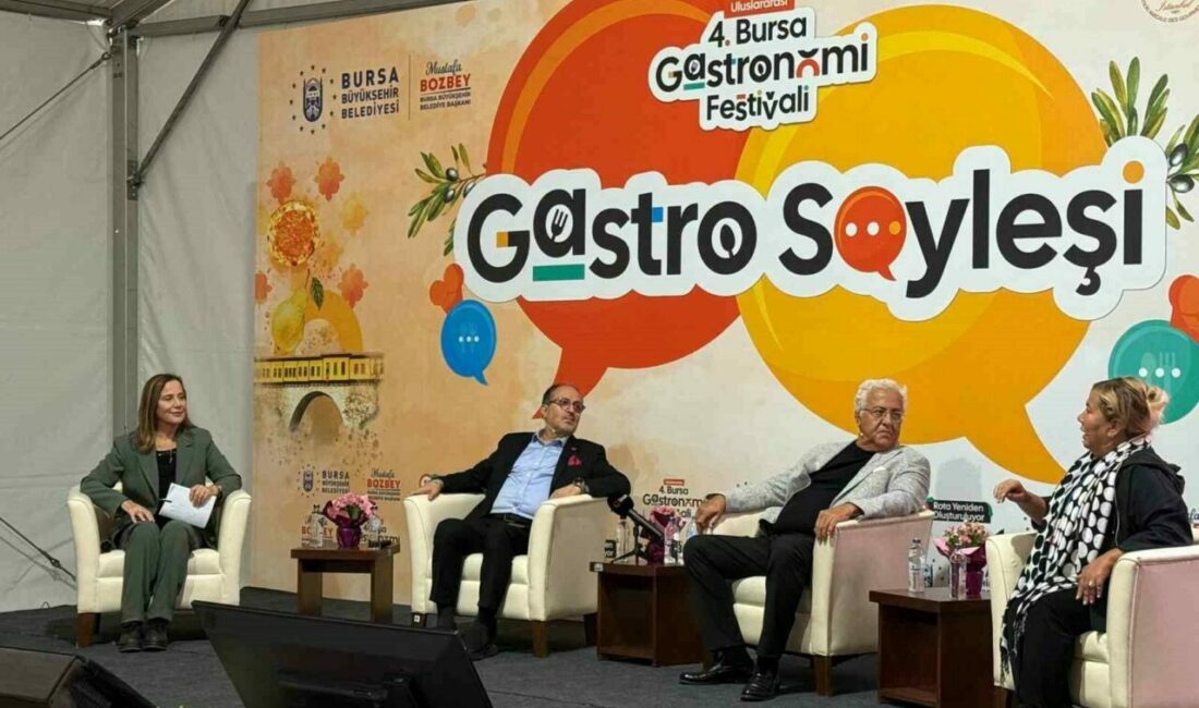 “Gençler köyde para kazanmalı” Bursa Gastronomi Festivali’nde söyleşiye katılan İstanbul Su Ürünleri ve Hayvansal
