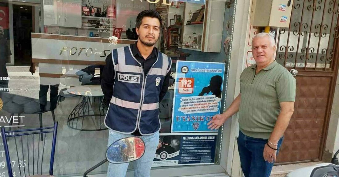 İznik İlçe Emniyet Müdürlüğü, vatandaşları dolandırıcılara karşı tek tek uyardı.