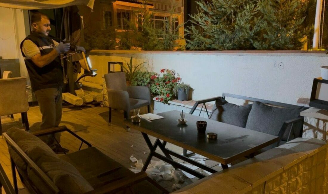 Bursa’nın İznik ilçesinde hareket halindeki bir ticari otomobilden sahil yolu