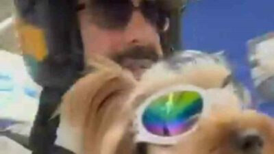 Bursa’da köpeği ile markete alınmayan vatandaş isyanını cep telefonu kamerasıyla