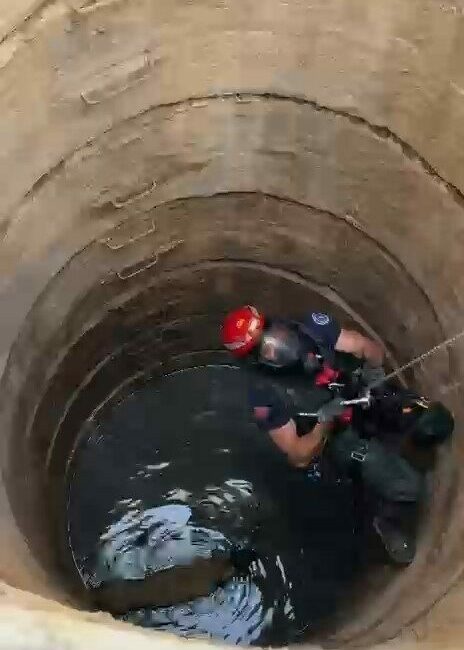 Kuyuya düşen köpek böyle kurtarıldı Bursa’da bir tarlanın kenarındaki açık kuyuya düşen köpek, çevredeki vatandaşların