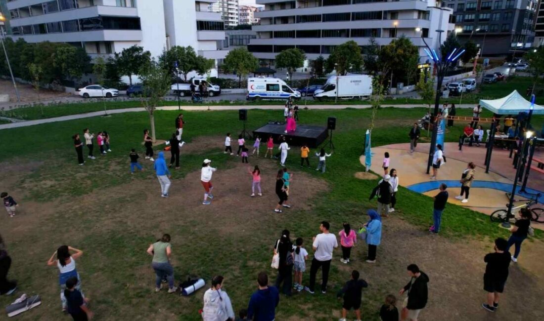 Nilüfer Belediyesi, Avrupa Hareketlilik Haftası kapsamında 23 Nisan Parkı’nda sağlıklı