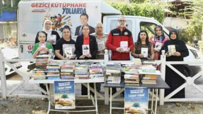 Osmangazi Belediyesi’nin başlattığı 1 Kitap 1 Fidan kampanyası sayesinde bağışlanan