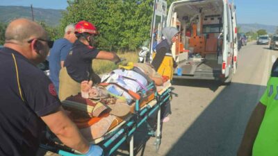 Bursa’nın Orhangazi ilçesinde Orhangazi-İznik karayolu Yeniköy altı mevkiinde meydana gelen