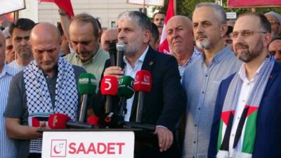 Saadet Partisi Bursa Milletvekili Mehmet Atmaca, İsrail’in Gazze’ye uyguladığı ablukayı