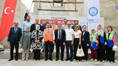 Bursa’da Yıldırım Belediyesi, Kurtoğlu Mahallesi’ndeki tescilli kilise yapısını restore ederek