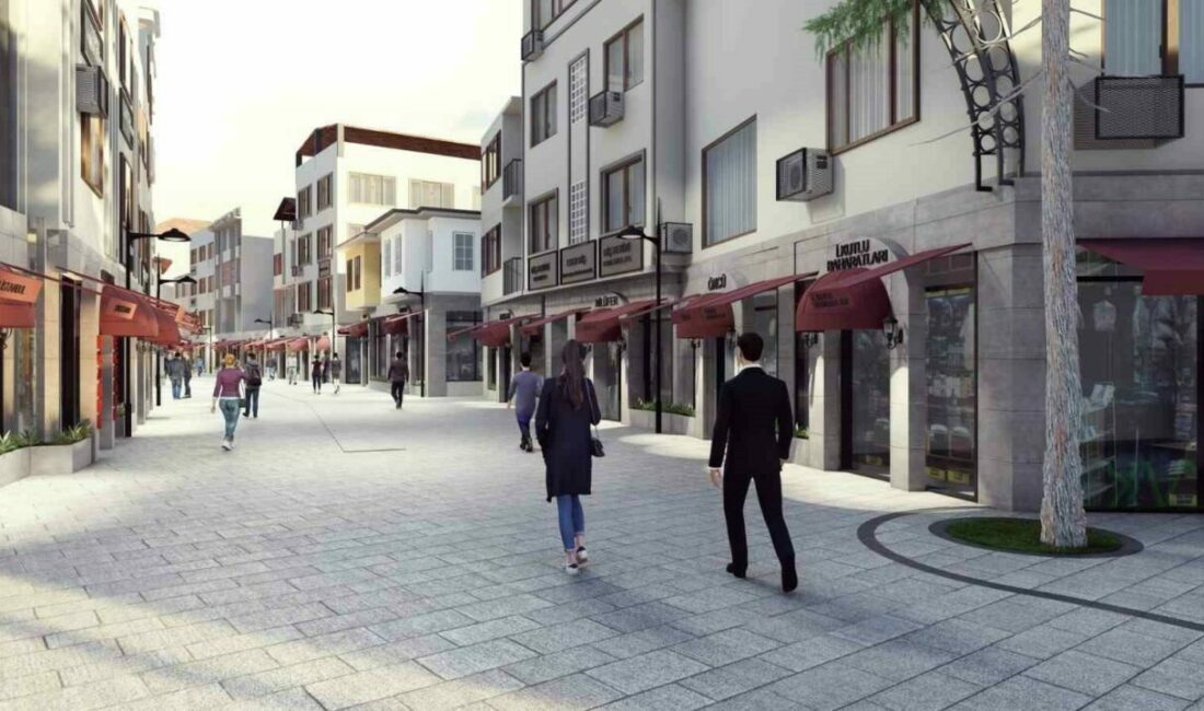 İnegöl Belediyesi’nin “Tarihi Çarşı” projesi içerisinde yer alan Tarihi Uzun