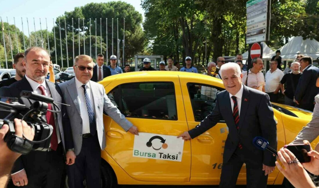 Bursa Büyükşehir Belediyesi’nin destekleriyle yerli yazılımla hayata geçirilen ’Bursa Taksi’