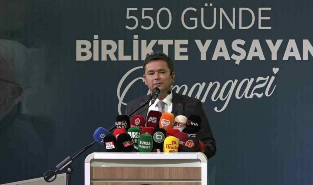 Osmangazi Belediye Başkanı Erkan Aydın, 550 günlük görev süresi boyunca