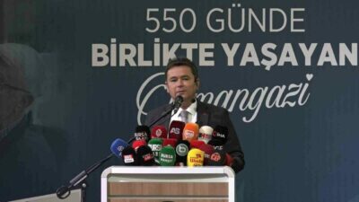 Osmangazi Belediye Başkanı Erkan Aydın, 550 günlük görev süresi boyunca