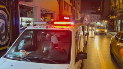 Bursa’nın Yıldırım ilçesi kafeler sokağında alkollü olduğu gerekçesiyle bir mekana