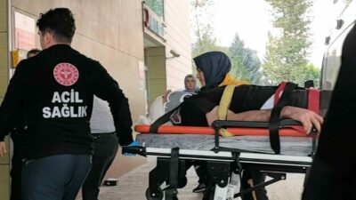 Bursa’nın İnegöl ilçesinde bir mobilya fabrikasında başına makine çarpan işçi