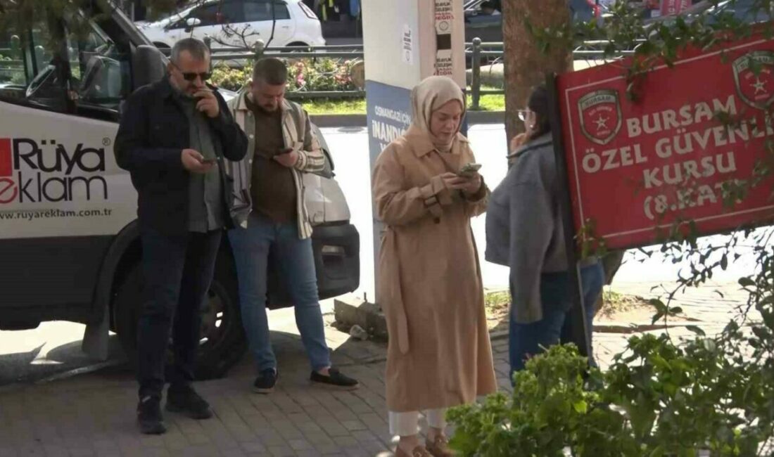 Tekirdağ açıklarında Marmara Denizinde meydana gelen deprem, Bursa’dan da hissedildi.