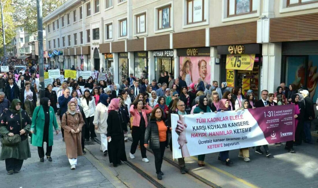 Bursa surlarında ‘Meme kanseri’ farkındalığı Bursa İl Sağlık Müdürlüğü tarafından, meme kanserinde erken teşhisin önemine