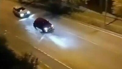 Bursa’da polisin “dur” ihtarına uymayan sürücü, mahallede büyük paniğe neden