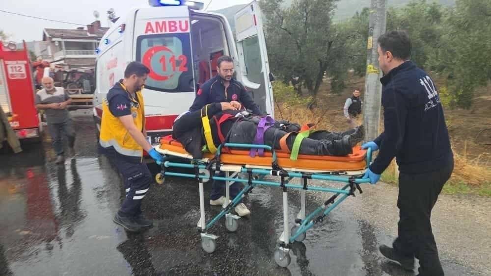 Bursa’nın Orhangazi ilçesinde Orhangazi-İznik Güney yolu Gölyaka mahallesi virajında meydana