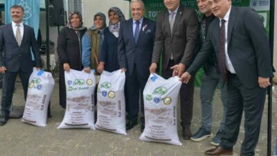 Bursa’da tohumdan hasada her zaman çiftçinin yanında olan Büyükşehir Belediyesi,