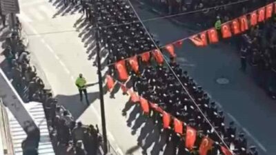 Bursa’daki 29 Ekim Cumhuriyet Bayramı törenlerine Işıklar Astsubay Okulu öğrencilerinin