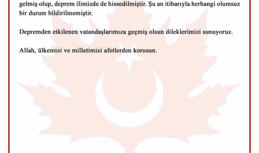 Bursa’da hissedilen depreme Bursa Valiliği’nden açıklama Balıkesir’in Sındırgı ilçesinde meydan gelen 6.1 büyüklüğündeki deprem hakkında Bursa