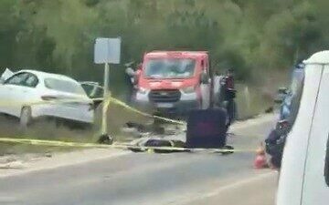 Bursa’da Orhaneli yolu üzerinde meydana gelen trafik kazasında otomobil ile