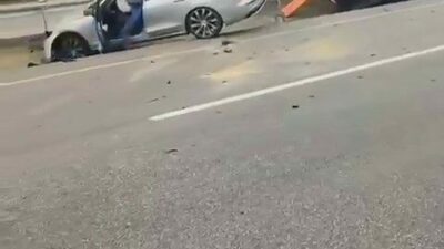 Bursa’da meydana gelen zincirleme trafik kazasında 3’ü ağır 4 kişi