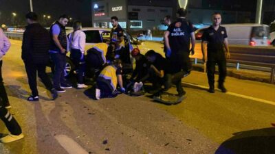 Bursa’nın İnegöl ilçesinde 5 aracın birbirine girdiği zincirleme kazada 3