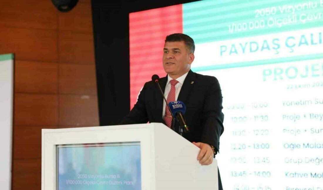 Bursa’nın 2050 vizyonu ortak akılla şekilleniyor Büyükşehir Belediyesi, Bursa’nın ‘Kent Anayasası’ niteliğindeki 2050 hedefli 1/100.000 Ölçekli