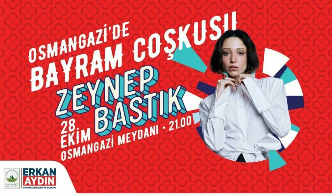 Bursa’nın kalbinde Cumhuriyet coşkusu atacak Osmangazi Belediyesi, Türkiye Cumhuriyeti’nin 102’nci kuruluş yıl dönümünü büyük bir