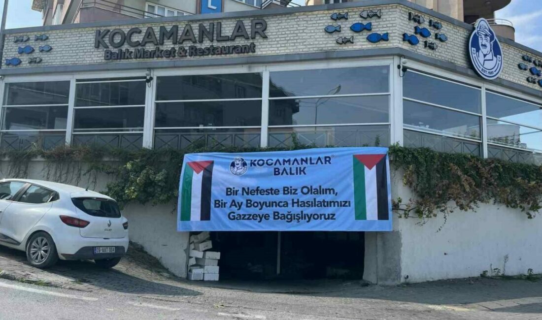 Bursa’nın ünlü balıkçısı, 5 restoranın 1 aylık hasılatını Gazze’ye bağışlayacak Bursa’da bir balıkçı 5 restoranında 1 ayda kazanacağı hasılatı, Gazze