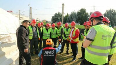 Bursa Büyükşehir Belediyesi iştiraki Burulaş muhtemel afet ve acil durumlara