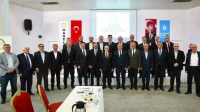 Bursa İli Hayvancılığı Geliştirme Birliği (HAGEL) Meclis toplantısında konuşan Bursa