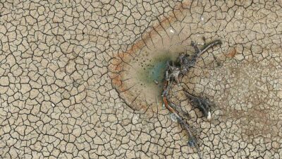 Bursa’nın Kestel ilçesindeki Gölbaşı Göleti, sadece 5 ay içinde tamamen